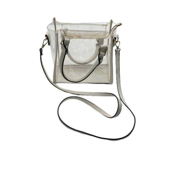 Unbranded Handbags - Clear Purse Bag Handbag Removable Shoulder Straps